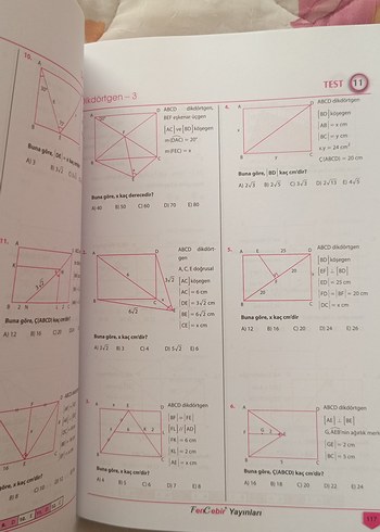 YKS Geometri Soru Bankası - FenCebir Yayınları - Görsel 2