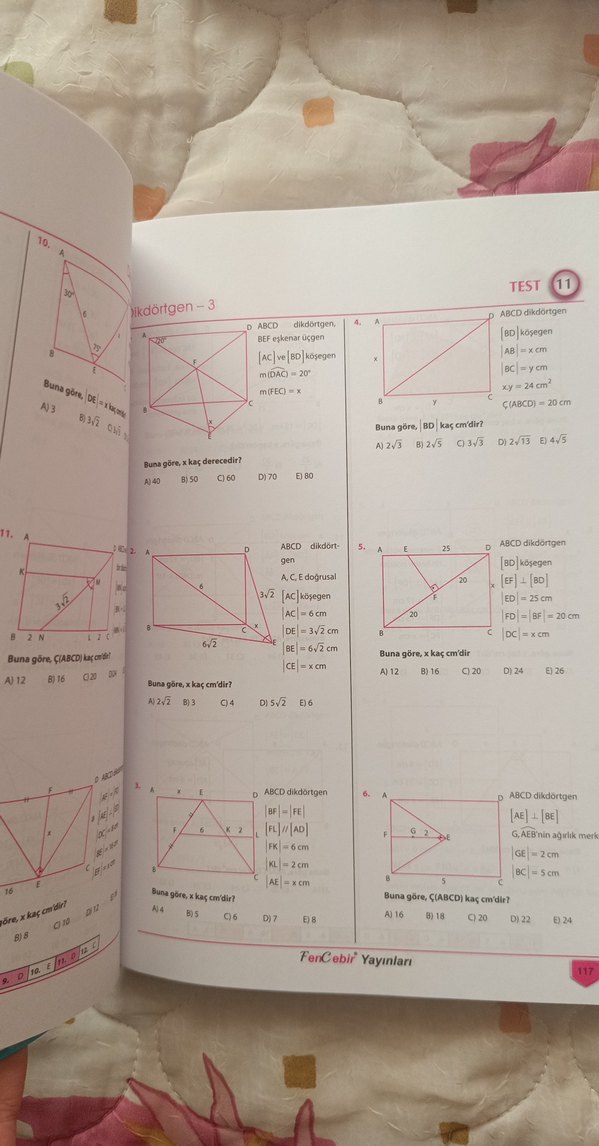 YKS Geometri Soru Bankası - FenCebir Yayınları - Görsel 2