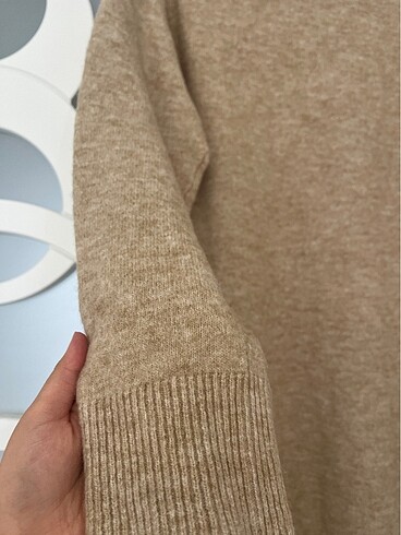 H&M H&M Triko uzun tunik kahverengi