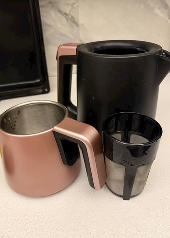 Karanlık Pembe Çay Makinesi 2L Kapasiteli - Görsel 6