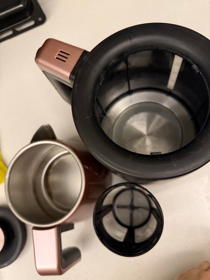 Karanlık Pembe Çay Makinesi 2L Kapasiteli - Görsel 5