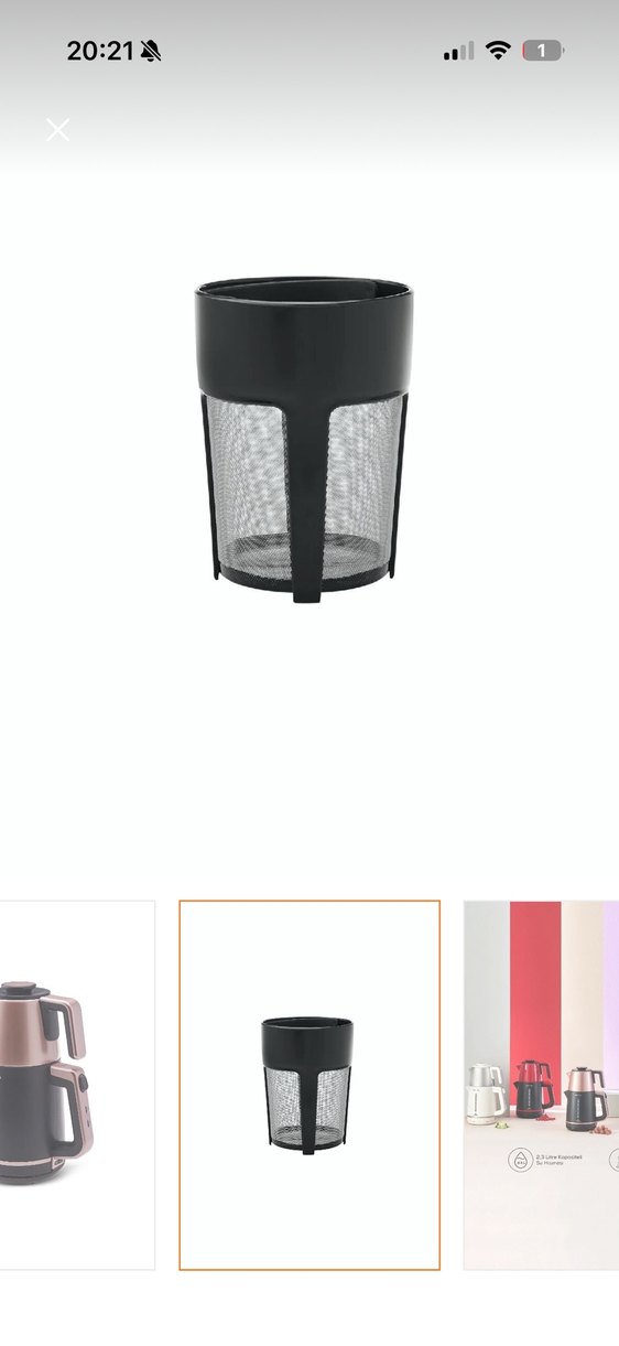 Karanlık Pembe Çay Makinesi 2L Kapasiteli - Görsel 4