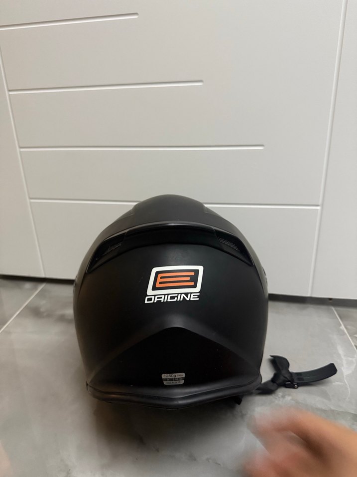 Origine Şeffaf Vizörlü Gri Motosiklet Kaskı - Görsel 3