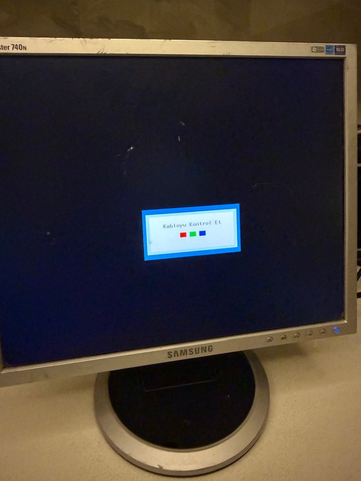 Samsung Gri SyncMaster 740n Monitör - Görsel 4