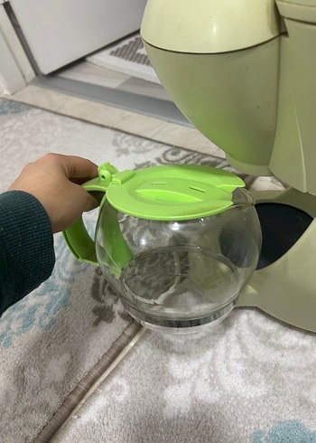 Pastel Yeşil Kahve Makinesi - Görsel 2