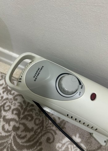 Beyaz Ayarlanabilir Elektrikli Isıtıcı - Görsel 2