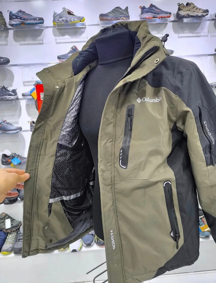 Columbia Kamuflaj Desenli Outdoor Erkek Mont - Görsel 4