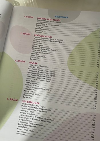 11. Sınıf Kimya Miray Soru Bankası