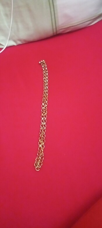 Gold uzun kolye 