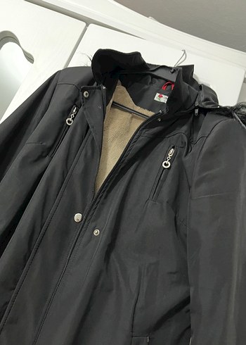 Uzun parka kaban - Görsel 3