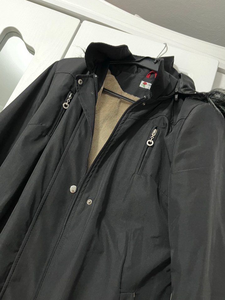 Uzun parka kaban - Görsel 3