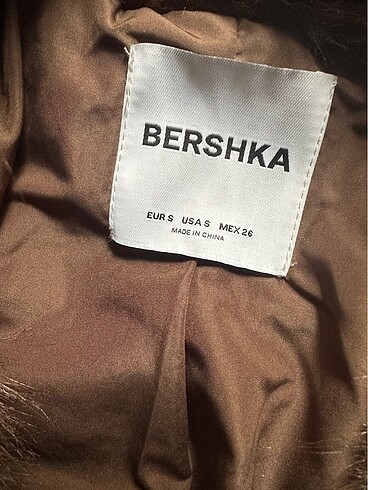 s Beden kahverengi Renk Bershka kürk