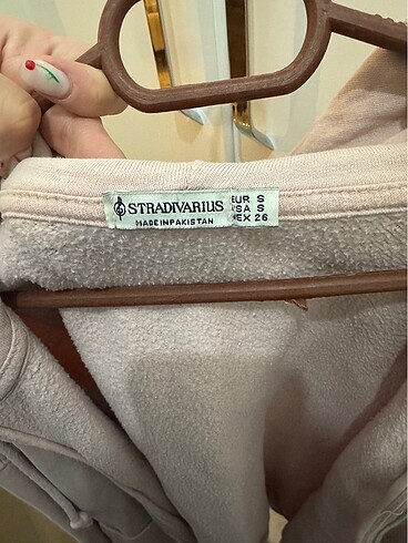 s Beden Kapüşonlu fermuarlı swetshirt
