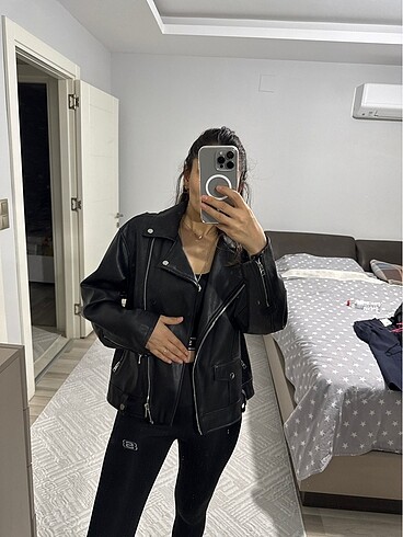 Bershka deri ceket