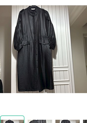 ipekyol Siyah Uzun Gomlek Elbise