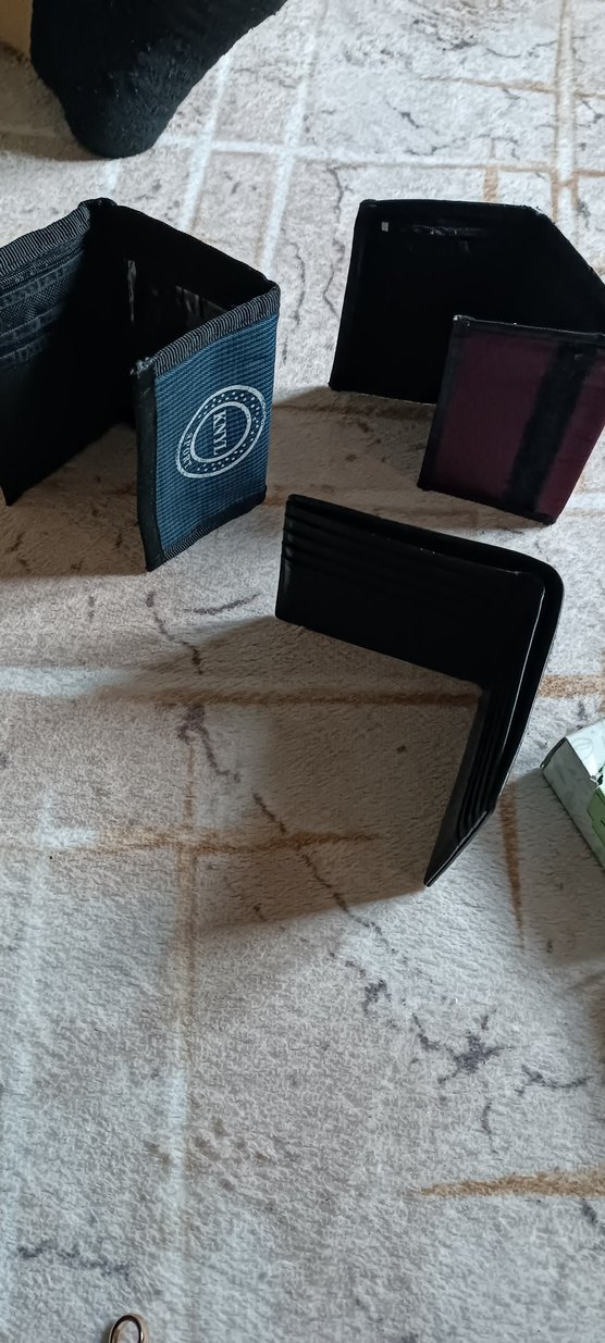 Siyah Baskılı Erkek Cüzdanı Sport - Görsel 2