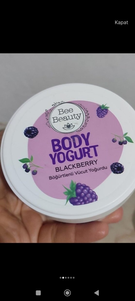Bee Beauty Böğürtlenli Vücut Yoğurdu 250 ml - Görsel 3