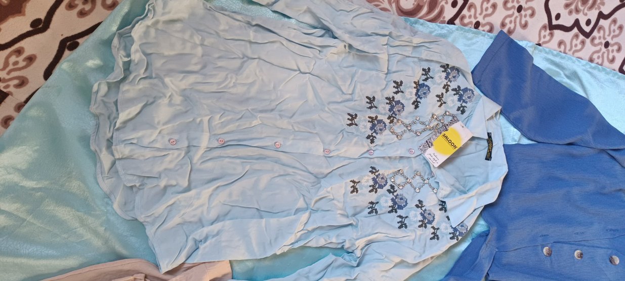 Nakışlı Açık Mavi Çocuk Atlet - Görsel 3