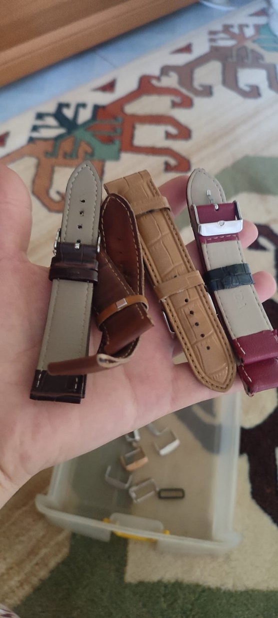 Klasik Erkek Saat Kayışları - Kahverengi Tonlar - Görsel 2