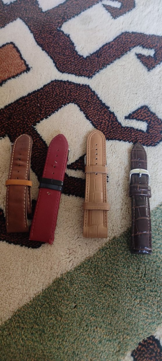 Klasik Erkek Saat Kayışları - Kahverengi Tonlar - Görsel 3