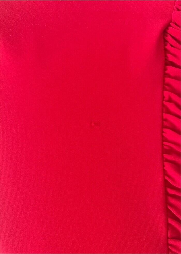 Kırmızı abiye elbise - Görsel 5