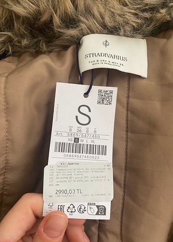 Kahverengi Kürklü Deri Midi Trençkot - Görsel 2