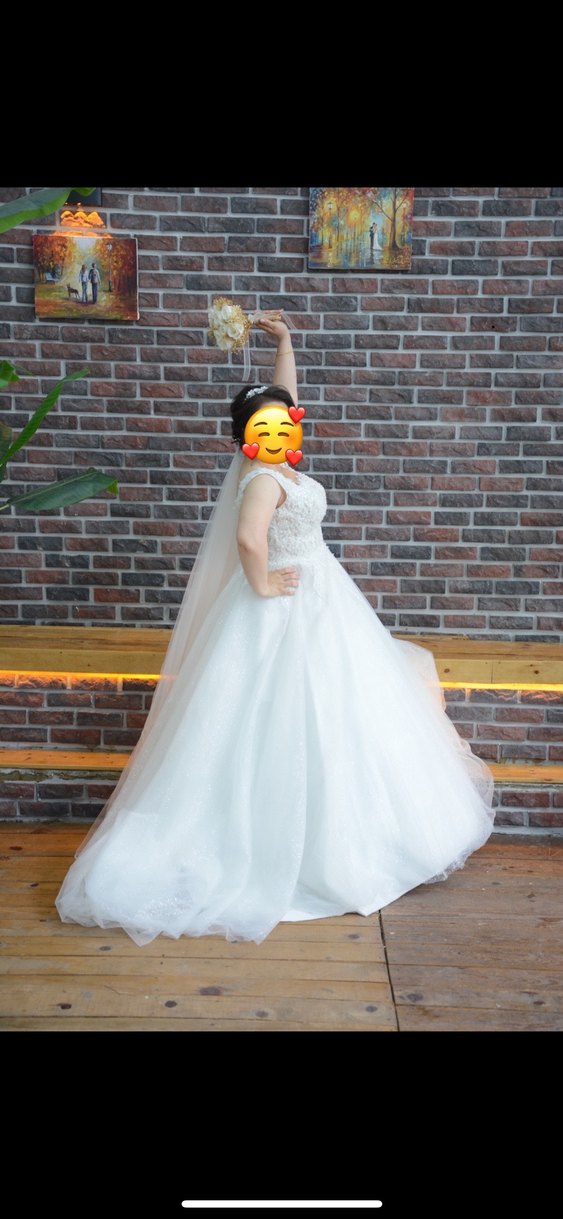 Kare Yaka A Kesim Gelinlik - Görsel 5