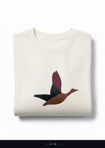 Diğer Baskılı Beyaz Sweatshirt