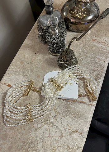 İncili Zara model kolye - Görsel 3