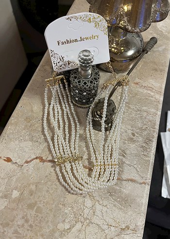 İncili Zara model kolye - Görsel 7