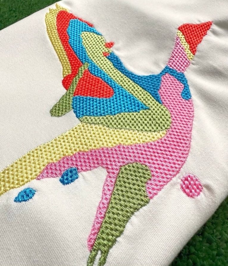 Renkli Baskılı Pamuklu Kadın Tişört - Görsel 4