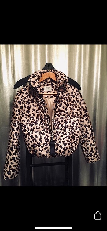 LEOPAR DESENLİ MONT