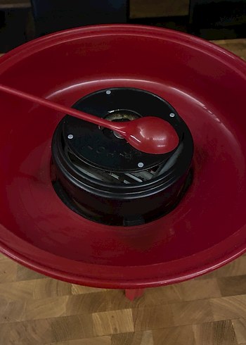 Cucinox Kırmızı Karnaval Pamuk Şeker Makinesi - Görsel 4