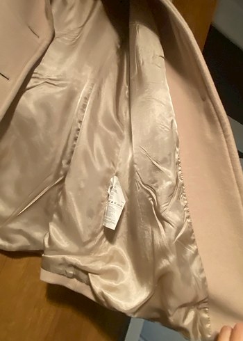 Benetton Bej Kadın Kaban - Görsel 6