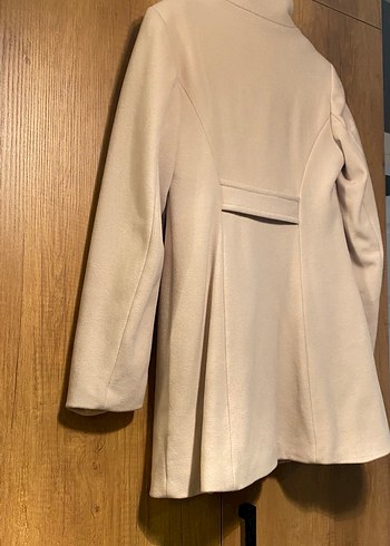 Benetton Bej Kadın Kaban - Görsel 4