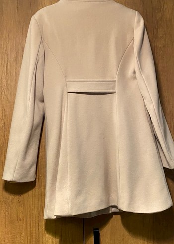 Benetton Bej Kadın Kaban - Görsel 5