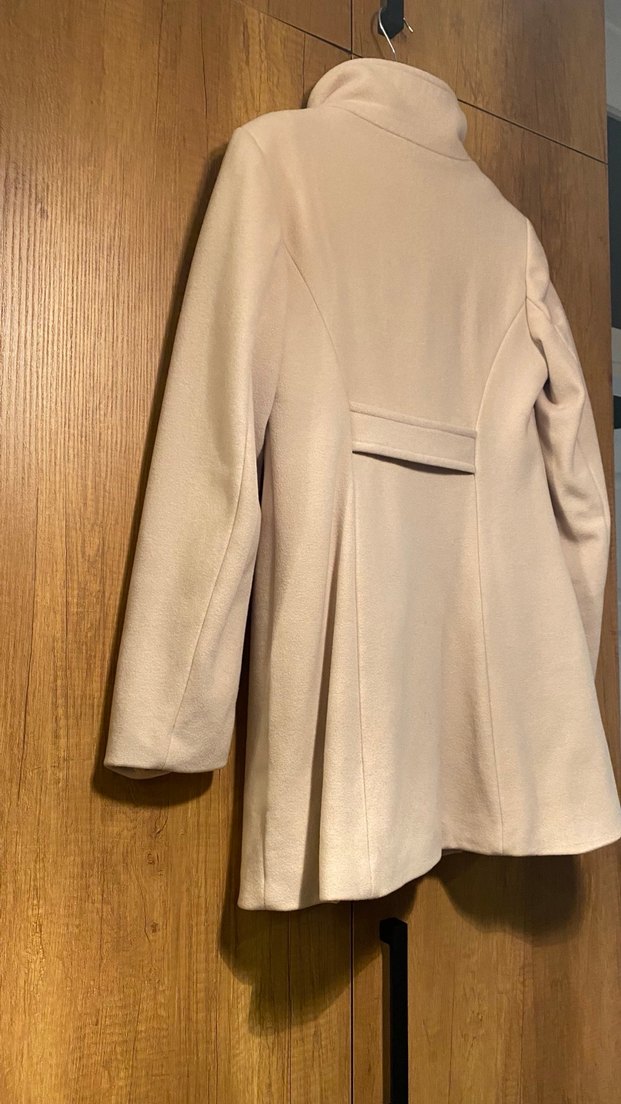 Benetton Bej Kadın Kaban - Görsel 4