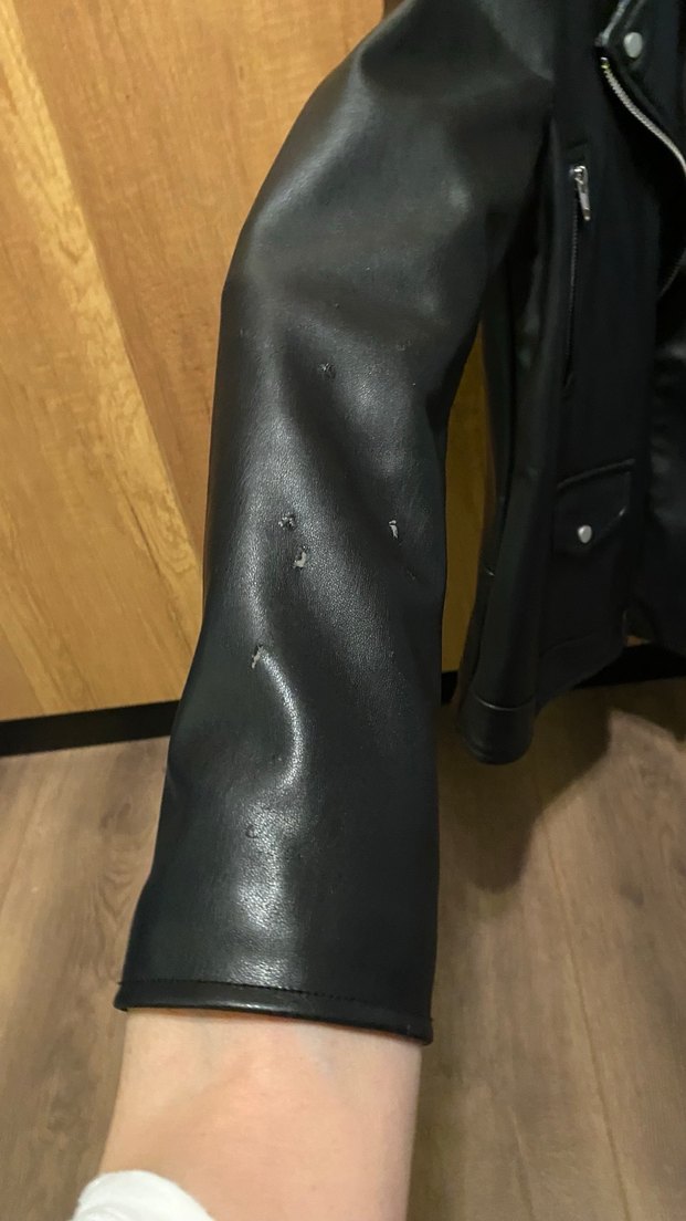 Twist Siyah Deri Ceket - Görsel 5