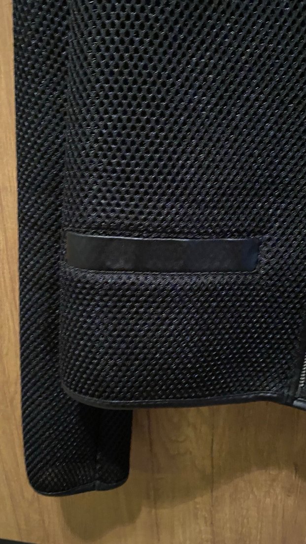 Batik Deri Detaylı Siyah Fermuarlı Kadın Ceket - Görsel 4