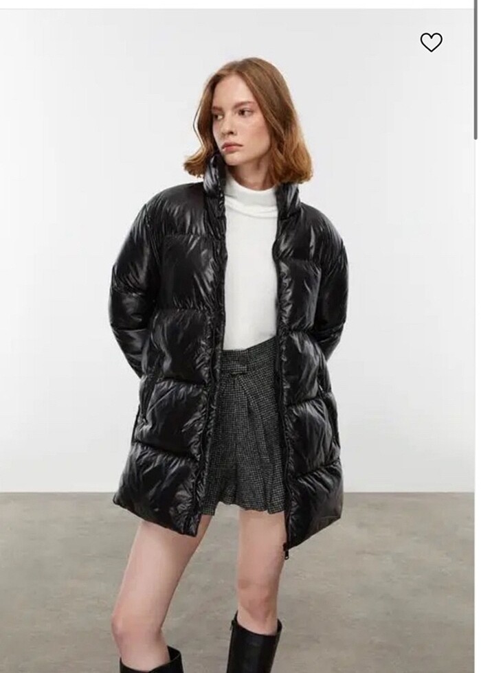 MUDO KAPİTONELİ SİYAH ŞİŞME MONT - Görsel 3