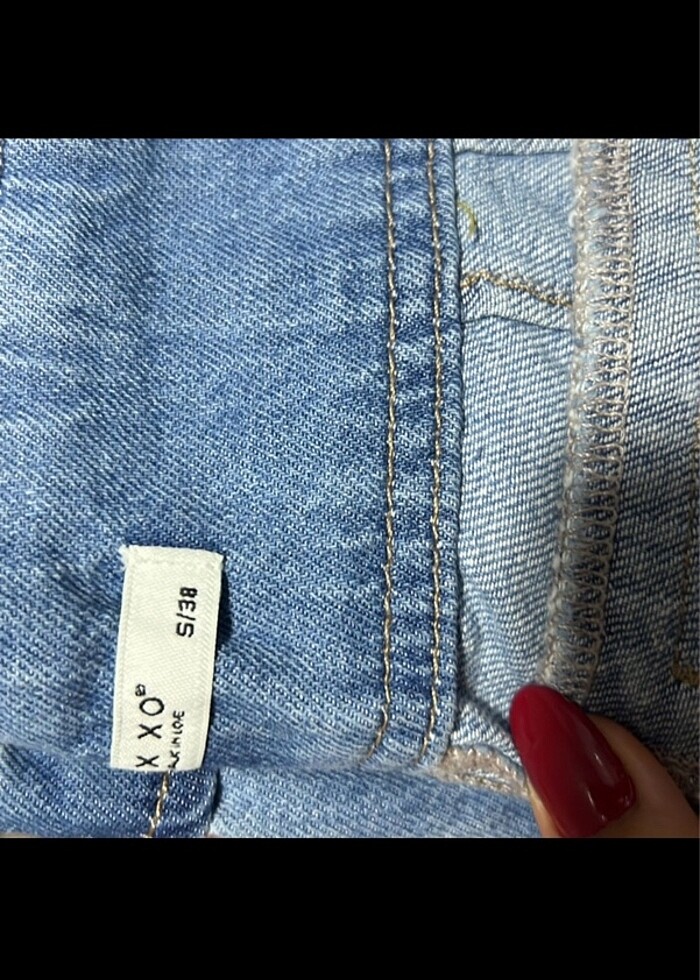 Oxxo yüksek bel boru paça pantolon - Görsel 5