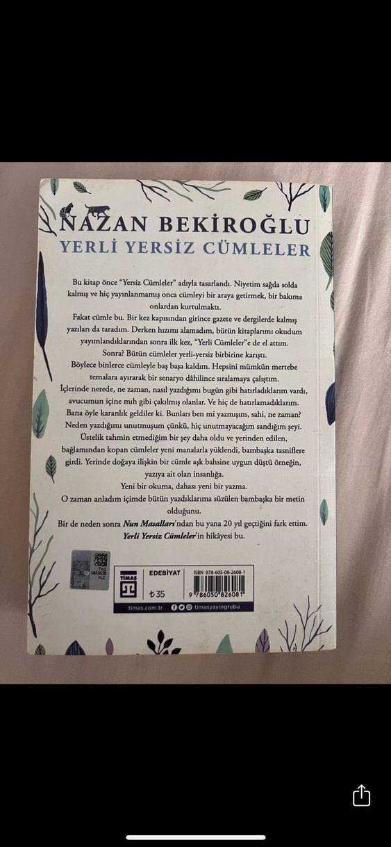 Yerli Yersiz Cümleler - Nazan Bekiroğlu - Görsel 2