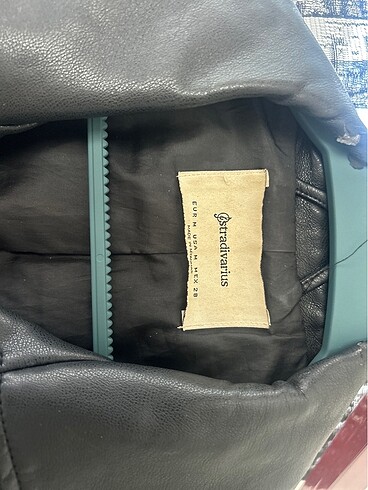 Stradivarius biker crop deri ceket