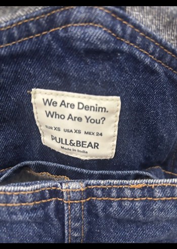 Pull&bear kısa denim tulum - Görsel 3