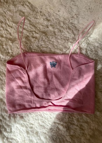Urban outfitters crop top pembe - Görsel 2