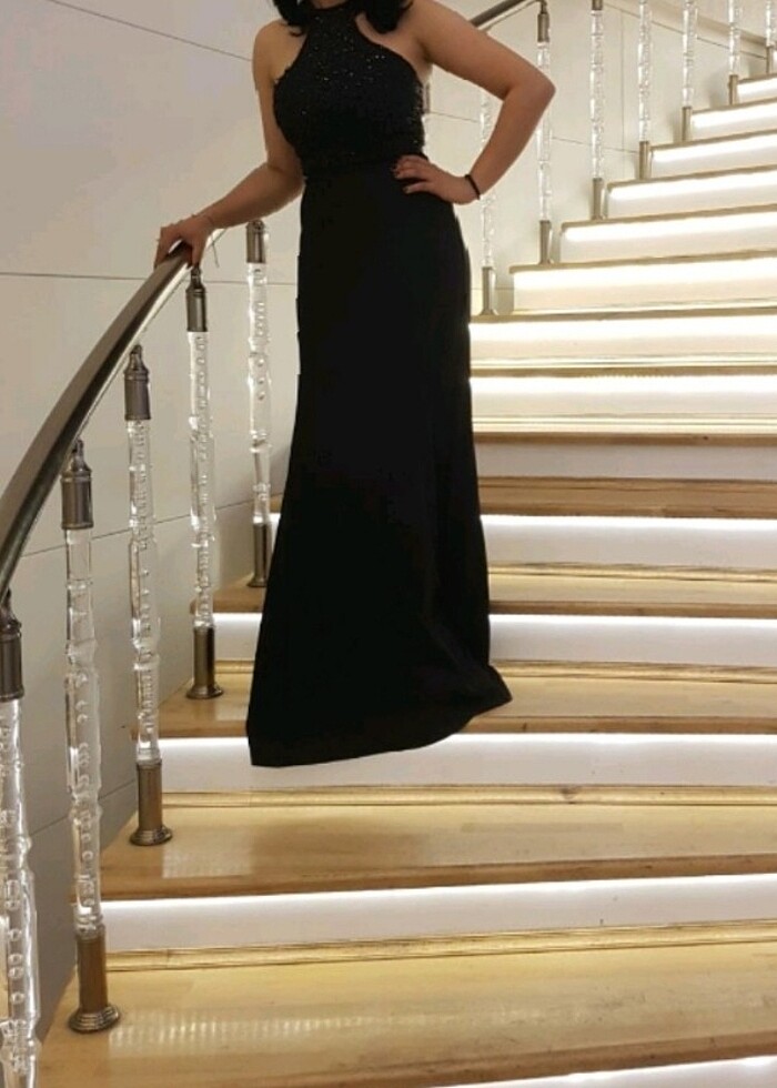 Siyah abiye  - Görsel 2