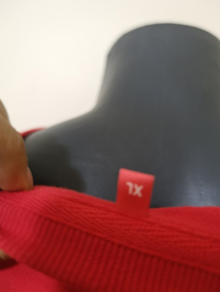 Kırmızı Oversize Kadın Sweatshirt - Görsel 5