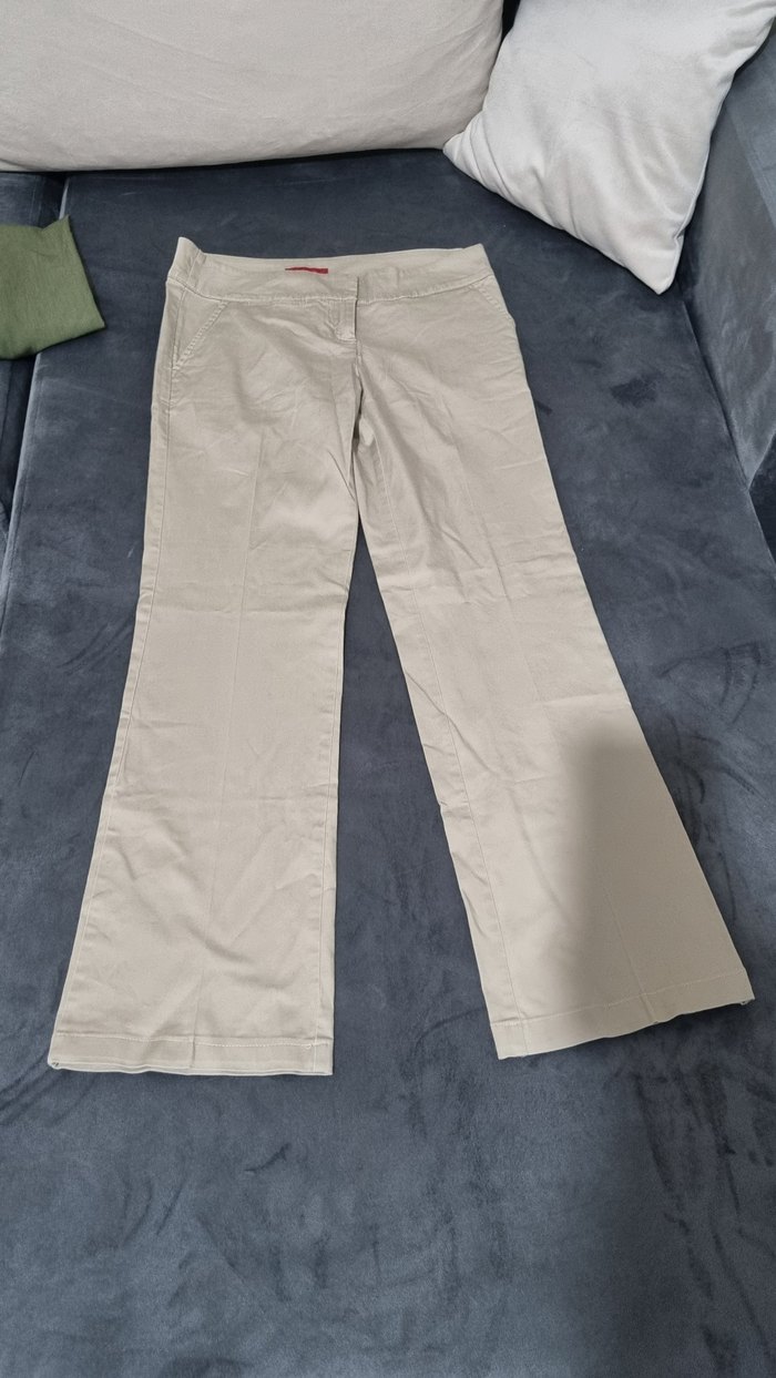 Bej Kadın Kumaş Pantolon - Görsel 3