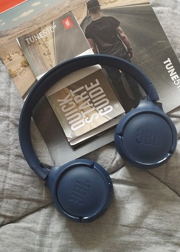 JBL Tune510 Kablosuz Mavi Kulaklık - Görsel 2