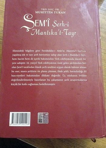Şem'i Şerh-i Mantıku't-Tayr Kitabı